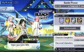 Conta Bleach brave souls: End Game, faz td no jogo!!!