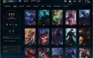 Conta diamante 4 com TODOS os champs e 242 skins ( MAIN JG )