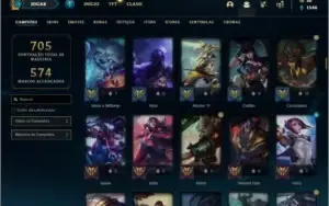 Conta diamante 4 com TODOS os champs e 242 skins ( MAIN JG )