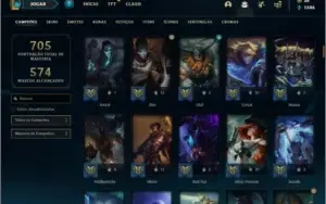 Conta diamante 4 com TODOS os champs e 242 skins ( MAIN JG )