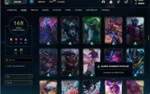 Conta GOLD 4 com muito skins