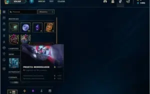 Conta platina 4 com 4 skins e 26 champs