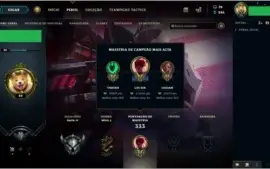 CONTA SIMPLES 112 CAMPEÕES E SKIN ULTIMATE