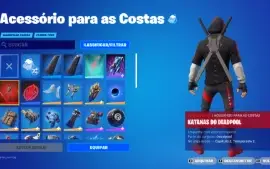 Conta Fortnite (Epic Games) Com Ikonik, Glow e Travis Scott