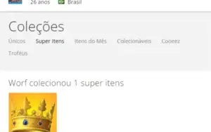 Vendo Conta Club Cooee - Level 490 - Coroa 2016 - Colar 2016
