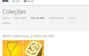 Vendo Conta Club Cooee - Level 490 - Coroa 2016 - Colar 2016