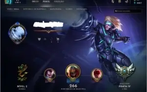Conta League of Legends Prata IV