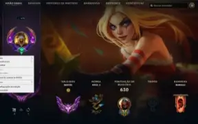Conta lol +560 skins GraoMestre/Mestre