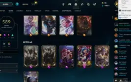 Conta lol +560 skins GraoMestre/Mestre