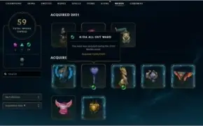 Conta nível 370 com 549 skins desde 2011