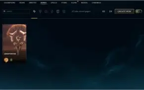 Conta nível 370 com 549 skins desde 2011