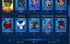 Conta NA digimon master online Ogudomon AOX Shout X5