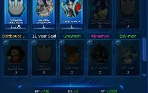 Conta NA digimon master online Ogudomon AOX Shout X5