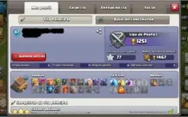 Conta Clash of Clans Cv8 semi full, Cdc 6 semi full