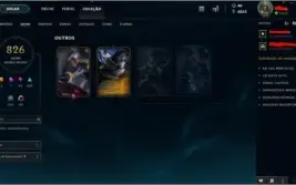Conta league of legends full skins D3