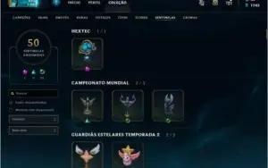 Conta league of legends full skins D3