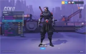 V> CONTA OVERWATCH DIGITAL DELUXE COM VÁRIAS SKINS!!!