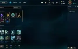 Conta League of Legends Nível 180 com 67 skins habilitadas