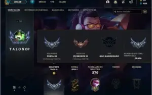 Conta prata 3 com 85 Champs e 41 Skins