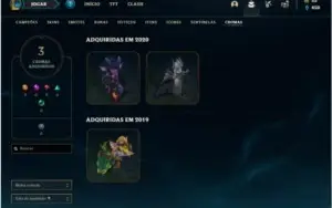 Conta prata 3 com 85 Champs e 41 Skins