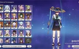 Cont genshin impact (xiao childe mona qiqi andarilho/wandere