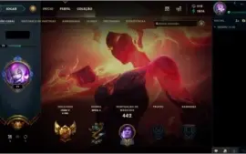 CONTA DE LEAGUE OF LEGENDS COM 222 SKINS