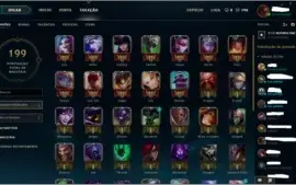 Conta league of legends diamante 5 flex, platina 5 solo/duo