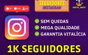 [Mega Promoção] 1K Seguidores Instagram por apenas R$ 9,99