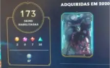 Conta League of Legends 173 skins Full Champs