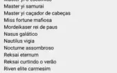 LEAGUE OF LEGENDS CONTA... 50 SKINS E 95 CAMPEÕES - P3