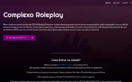 Site Para Cidades Roleplay (Fivem, Samp, Mta, Etc)