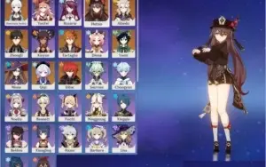 CONTA GENSHIN - HUTAO, ZHONG, ALBED, VENTI, CHILD, AYAKA E +