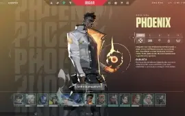Vendo Conta de Valorant platina,cheia de skins e com passe