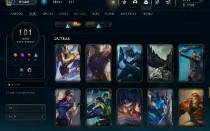 Fullacesso - Conta De 2017 - 101 Skins - Level 309 - 130 Cam
