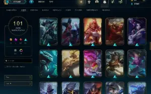 Fullacesso - Conta De 2017 - 101 Skins - Level 309 - 130 Cam
