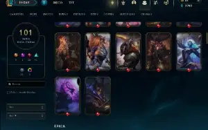 Fullacesso - Conta De 2017 - 101 Skins - Level 309 - 130 Cam