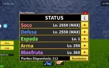 Conta de Blox Fruit - 2000 Lvl -