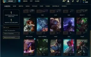 Conta Bronze 3 com 20 Champs e 1 Skin + 1 Fragmento de skin