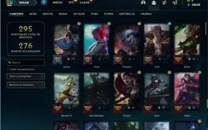 Conta bronze 4 com 92 Champs e 56 Skins ( mais de 50 jogos )
