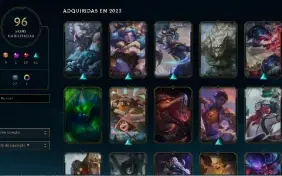 Conta Lol Com Todos Os Campeões  - G1 / 96 Skins