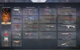 Conta VALORANT - Platina 1 + Skins
