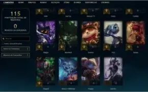 Conta lol League of Legends - Platina 1