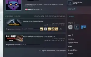 Conta Cs Go 2 Anos Prime  Prata Elite