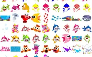 Pack 59 Baby Shark Vetores Cdr Ai Png Svg Download