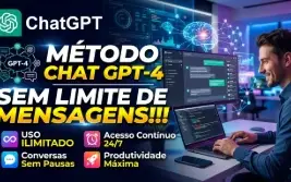 Método Chat Gpt-4 Sem Limite De Mensagens!!!