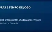 World of warcraft Shadowlands (Todas expanções)