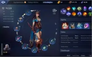 CONTA MIR4 | LVL 65 73k  | MAGE | 1 PET EPICO|NA 74
