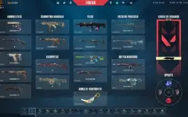 Conta valorant R$3400 gastos em skins