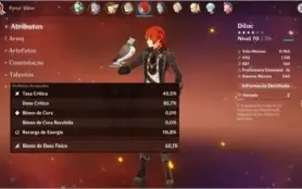 Genshin Impact AR44+ GANYU, KLEE, ALBEDO, DILUC, KEQING