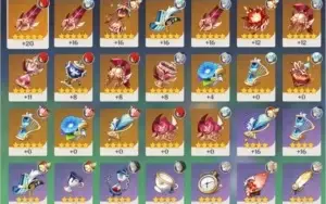 Genshin Impact AR44+ GANYU, KLEE, ALBEDO, DILUC, KEQING